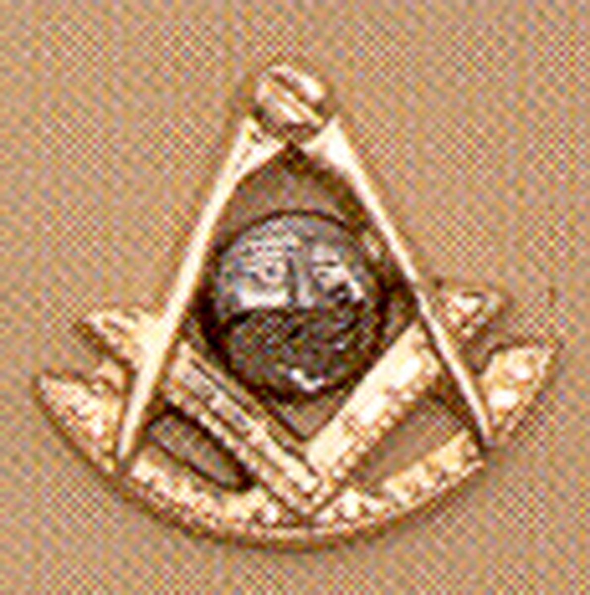 Past Master Lapel Button in 14K YG & WG