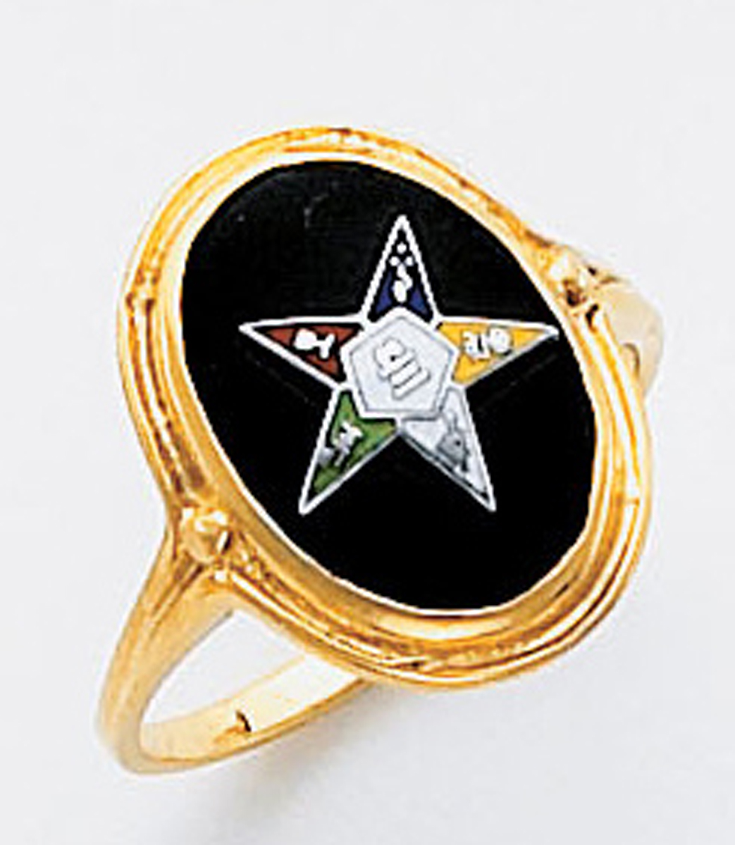 Order of the Eastern Star Ring Macoy Publishing Masonic Supply 3450