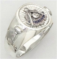 Past Master ring - 5034 - Sterling Silver