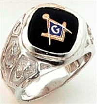 Masonic Ring - 5043 - Sterling Silver