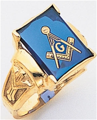 Masonic Ring - 5061 - solid back