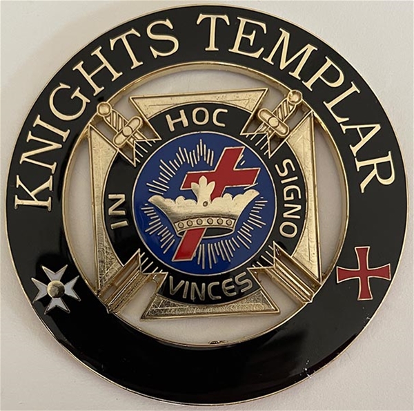 Cutout Knights Templar Auto Emblem