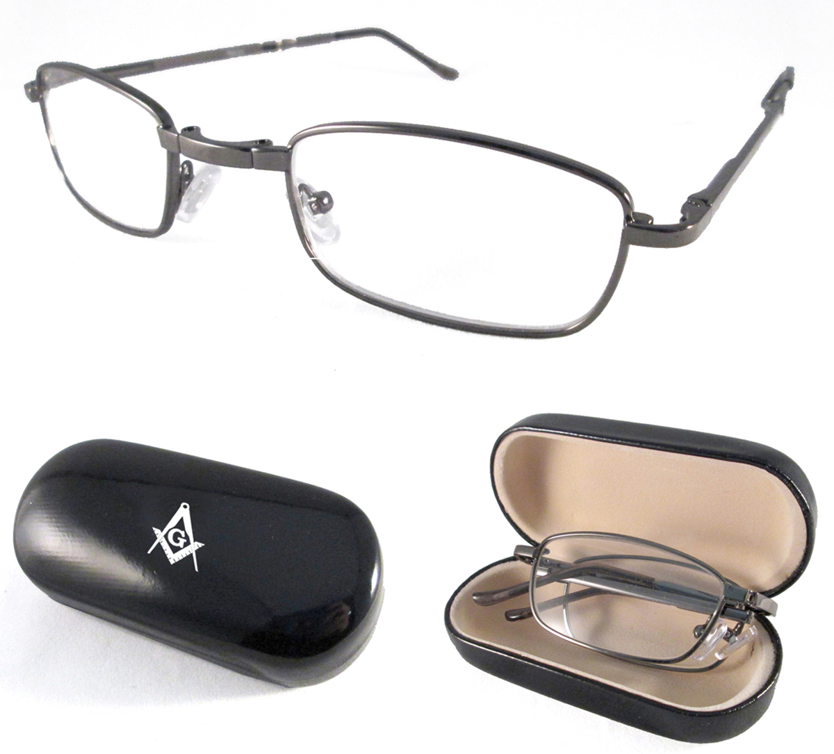Foldable Pocket Size Reading Glasses with case