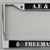Masonic Silver Metal License Plate Frame