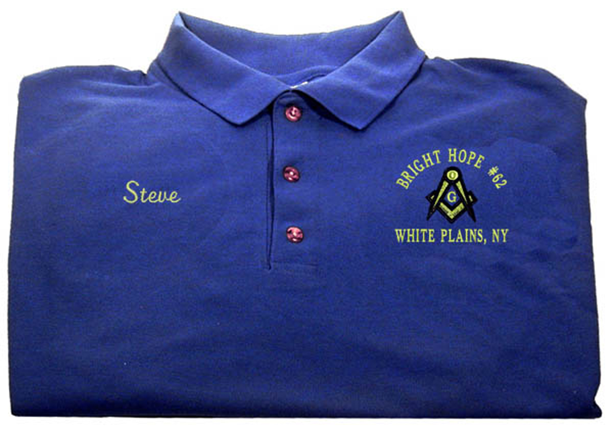 Athens Lodge 16 Masonic Golf Shirt
