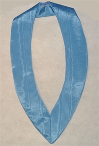 Medium Blue Moire Collar