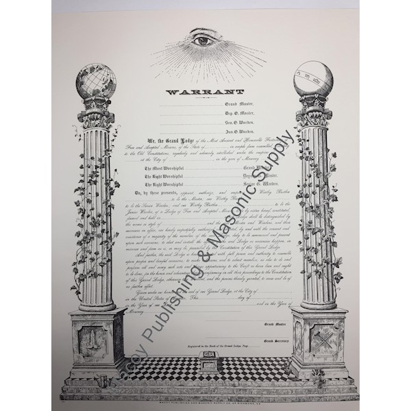 Masonic F&AM Blue Lodge Charter