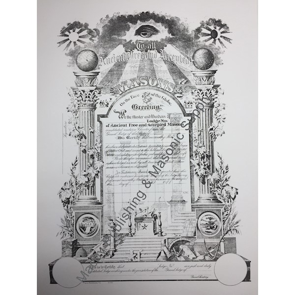 Masonic Certificate Templates GDC Master Mason Certificate 
