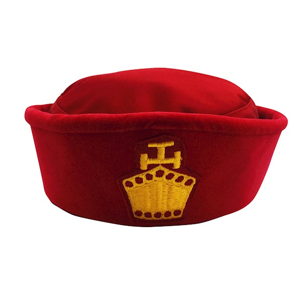 Red Crowns Royal Arch Master Crowns Hat Royal Arch Crowns Masonic Regalia Hat 