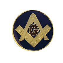 Mason Lapel Pin - circle