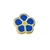 Forget Me Not Flower Lapel Pin