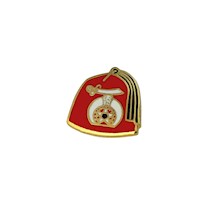 Shrine Fez Lapel Pin