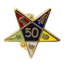 OES 50 year service pin