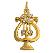 OES Musician Charm Goldtone