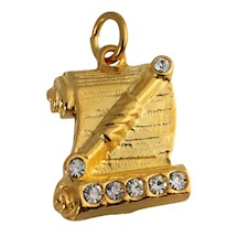 OES Conductress Charm Goldtone