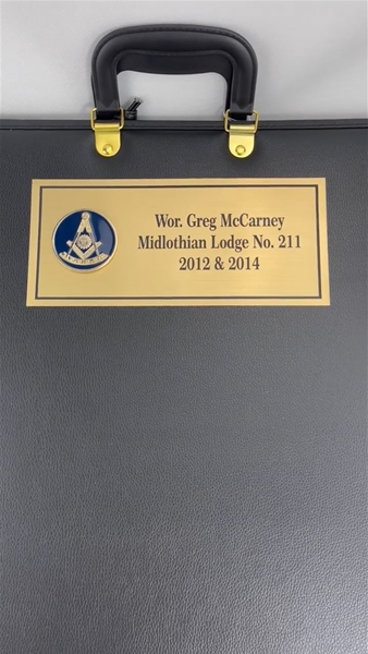 Custom Apron Case Nameplate