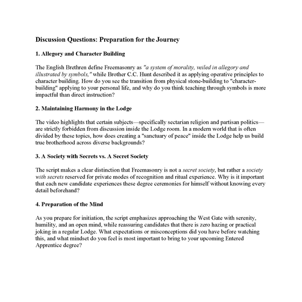 Discussion Questions