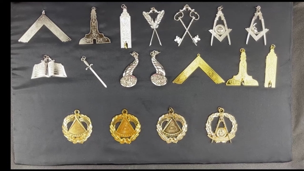 Masonic Officers Jewels