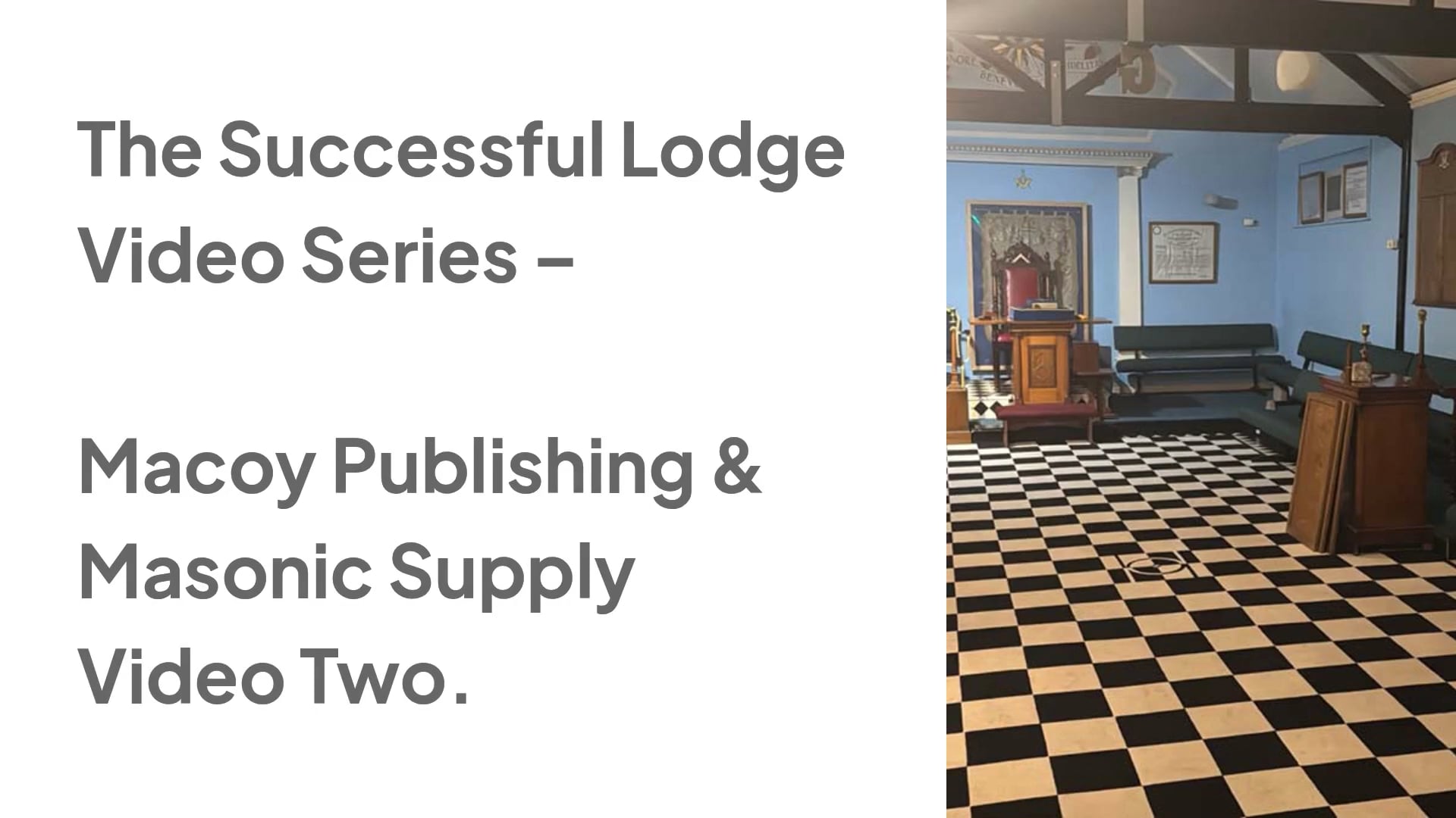 The Successful Lodge Video Two