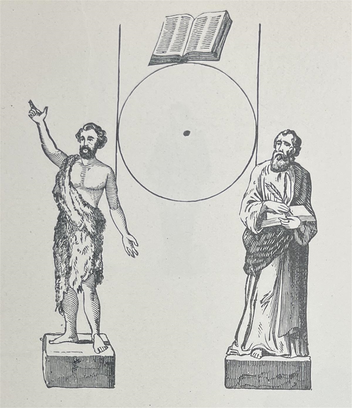 Albert Mackey 1862 Manual of the Lodge Point Within a Circle Illustration