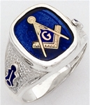 Masonic Ring - 10011 - Sterling Silver