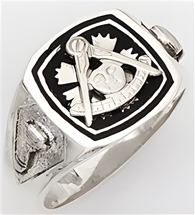 Past Master ring - 10013 - Sterling Silver