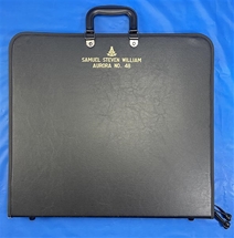 Masonic Apron Case Custom Gold Stamping