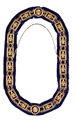 Past Master Goldtone chain collar with lining
