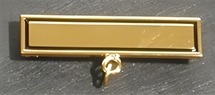 Masonic Gold Plate Bar Top 