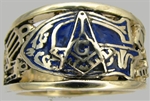 Masonic Ring - Osborne Artificer Open Band Ring 11003