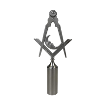 Masonic Rod Tops -  Jr. Deacon - Matte Finish