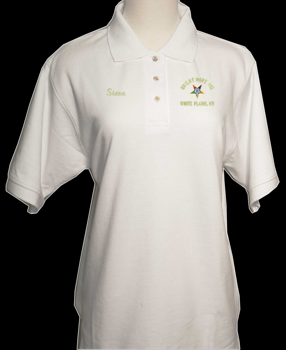 polo shirt with stars on collar