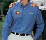 Masonic Blue Lodge Long Sleeve Oxford Shirt