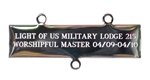 Gold or Silver collar bar for engraving