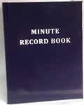Masonic Minute - Record Book 300 pages