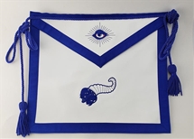 Masonic Officer Apron and Collar Set - Leather