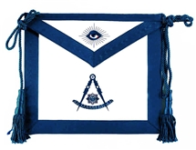 thumbnail image 2 of Masonic Past Master Apron – Embroidered Blue Lodge Fraternity DMA-1100GB, USA Made 2 of 5