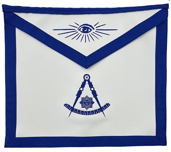 thumbnail image 2 of Masonic Past Master Apron – Embroidered Blue Lodge Fraternity DMA-1100GB, USA Made 2 of 5