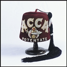Queen of the South Fez with lettering