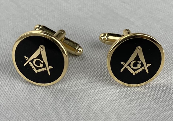 Past Master Lodge Masonic Freemason Tools Cuff Link Cufflinks Set 