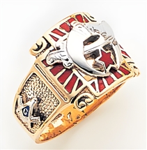 Masonic Shrine Ring Macoy Publishing Masonic Supply 3257