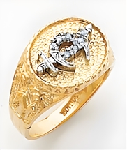 Masonic Shrine Ring Macoy Publishing Masonic Supply 3271BL