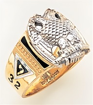 Masonic 32 Degree Scottish Rite Ring Macoy Publishing Masonic Supply 3370