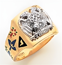 Masonic 32 Degree Scottish Rite Ring Macoy Publishing Masonic Supply 3376