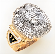 Masonic 32 Degree Scottish Rite Ring Macoy Publishing Masonic Supply 3380