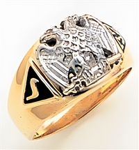 Masonic 32 Degree Scottish Rite Ring Macoy Publishing Masonic Supply 3384