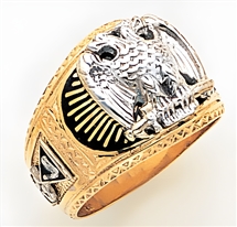 Masonic 32 Degree Scottish Rite Ring Macoy Publishing Masonic Supply 3389