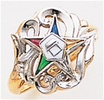 Order of the Eastern Star Ring Macoy Publishing Masonic Supply 3392