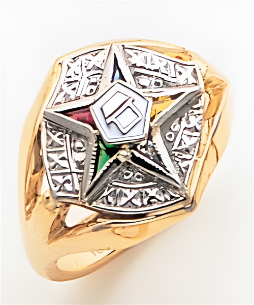 Gold OES Ring - 3403