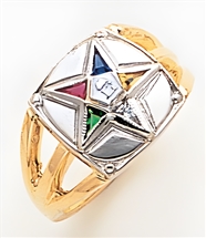 Order of the Eastern Star Ring Macoy Publishing Masonic Supply 3409